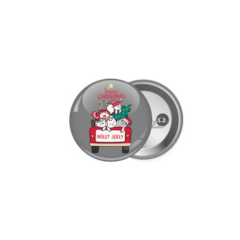 Merry Christmas cats in car, Κονκάρδα παραμάνα 5cm