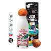 Bascetball Metal mug thermos, double wall, 550ml