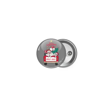 Merry Christmas cats in car, Κονκάρδα παραμάνα 2.5cm