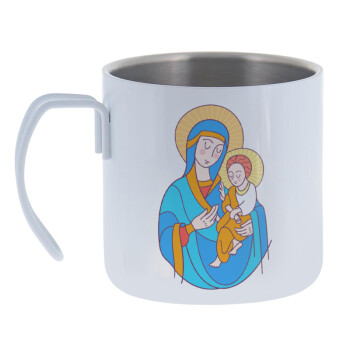 Mary, mother of Jesus, Mug Stainless steel double wall 400ml