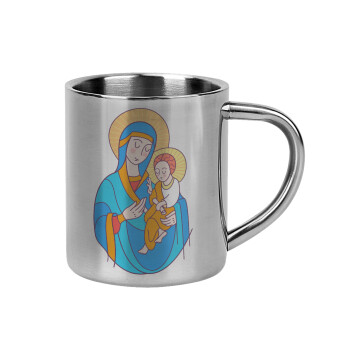 Mary, mother of Jesus, Mug Stainless steel double wall 300ml