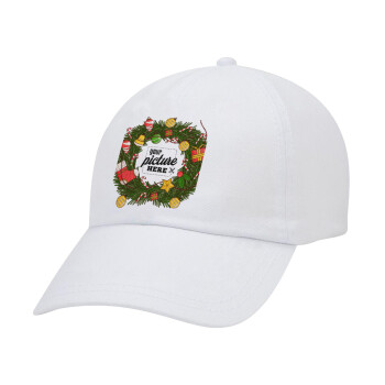 PHOTO Christmas twitch, Καπέλο Baseball Λευκό (5-φύλλο, unisex)