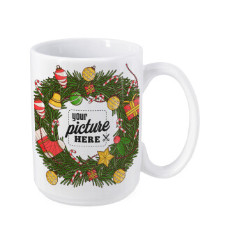 PHOTO Christmas twitch, Κούπα Mega, κεραμική, 450ml