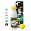 Tennis ball Metal mug thermos White, double wall, 550ml
