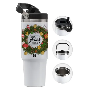 PHOTO Christmas twitch, Θερμός Ανοξείδωτο 30oz με χερούλι