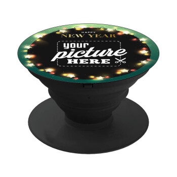 PHOTO xmas lights, Phone Holders Stand  Black Hand-held Mobile Phone Holder