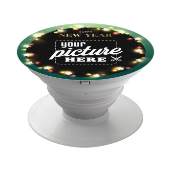 PHOTO xmas lights, Phone Holders Stand  White Hand-held Mobile Phone Holder