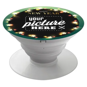 PHOTO xmas lights, Phone Holders Stand  Λευκό Βάση Στήριξης Κινητού στο Χέρι