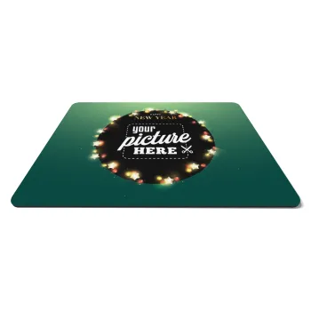 PHOTO xmas lights, Mousepad ορθογώνιο 27x19cm