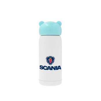 Scania, Γαλάζιο ανοξείδωτο παγούρι θερμό (Stainless steel), 320ml