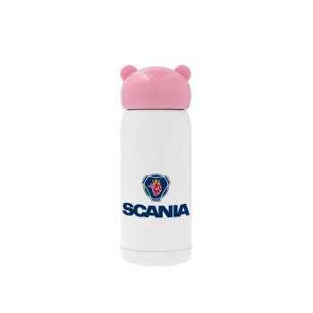 Scania, Ροζ ανοξείδωτο παγούρι θερμό (Stainless steel), 320ml