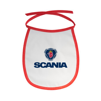 Scania, Σαλιάρα μωρού αλέκιαστη με κορδόνι Κόκκινη