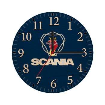 Scania, Ρολόι τοίχου ξύλινο plywood (20cm)