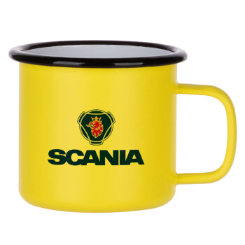 Scania, Κούπα Μεταλλική εμαγιέ ΜΑΤ Κίτρινη 360ml