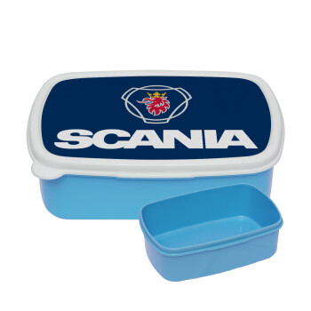 Scania, ΜΠΛΕ παιδικό δοχείο φαγητού (lunchbox) πλαστικό (BPA-FREE) Lunch Βox M18 x Π13 x Υ6cm