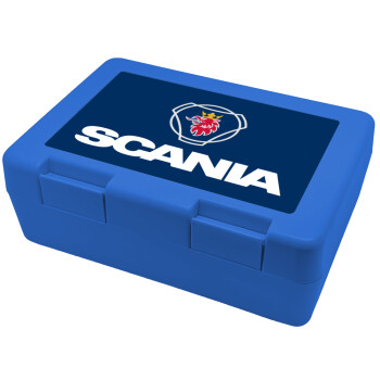 Scania, Children's cookie container BLUE 185x128x65mm (BPA free plastic)