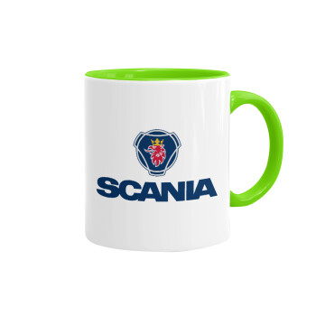 Scania, Mug colored light green, ceramic, 330ml