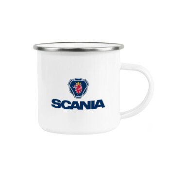Scania, Κούπα Μεταλλική εμαγιέ λευκη 360ml