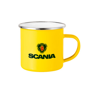 Scania, Κούπα Μεταλλική εμαγιέ Κίτρινη 360ml