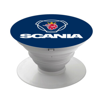 Scania, Phone Holders Stand  White Hand-held Mobile Phone Holder