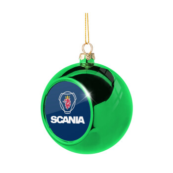 Scania, Χριστουγεννιάτικη μπάλα δένδρου Πράσινη 8cm