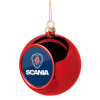 Scania, Χριστουγεννιάτικη μπάλα δένδρου Κόκκινη 8cm