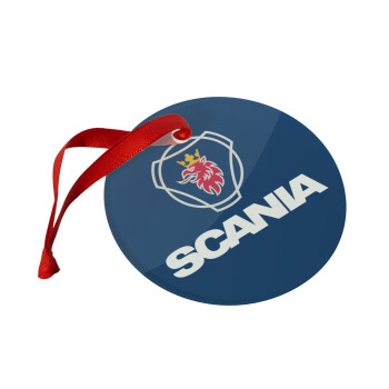 Scania, Χριστουγεννιάτικο στολίδι γυάλινο 9cm