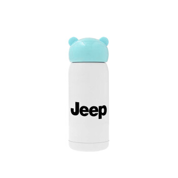 Jeep, Γαλάζιο ανοξείδωτο παγούρι θερμό (Stainless steel), 320ml