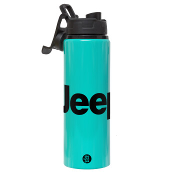Jeep, Μεταλλικό παγούρι νερού με καπάκι ασφαλείας, αλουμινίου 850ml