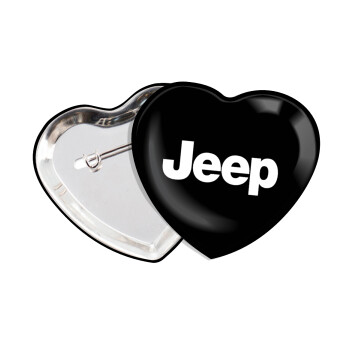 Jeep, Κονκάρδα παραμάνα καρδιά (57x52mm)