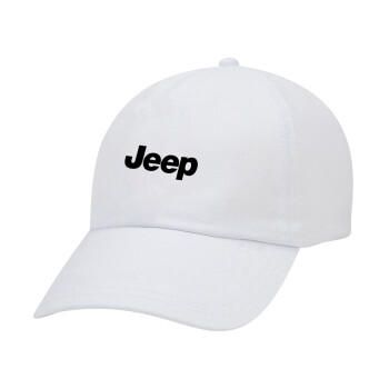 Jeep, Καπέλο Baseball Λευκό (5-φύλλο, unisex)