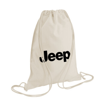 Jeep, Backpack bag GYMBAG natural (28x40cm)