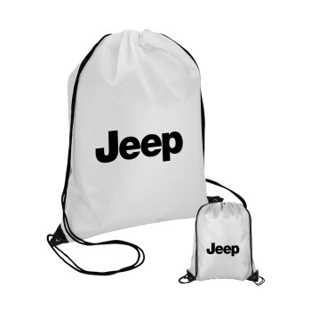 Jeep, Τσάντα πουγκί με μαύρα κορδόνια (1 τεμάχιο)