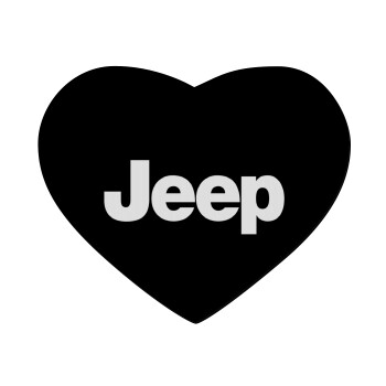 Jeep, Mousepad καρδιά 23x20cm