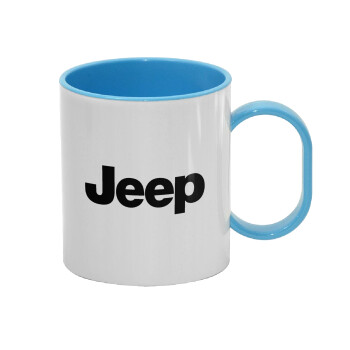 Jeep, Κούπα (πλαστική) (BPA-FREE) Polymer Μπλε για παιδιά, 330ml