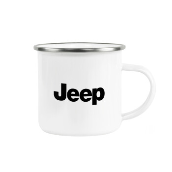 Jeep, Κούπα Μεταλλική εμαγιέ λευκη 360ml