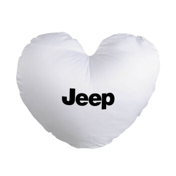 Jeep, Μαξιλάρι καναπέ καρδιά 40x40cm περιέχεται το  γέμισμα