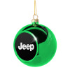 Green Christmas tree ornament ball 8cm