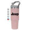 Pink color, 890ml (30oz) stainless Steel Tumbler with Handle
