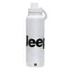 1L Stainless Steel Thermal Bottle with Phone Holder & Double Wall Insulation