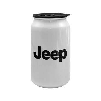 Jeep, Κούπα ταξιδιού μεταλλική με καπάκι (tin-can) 500ml