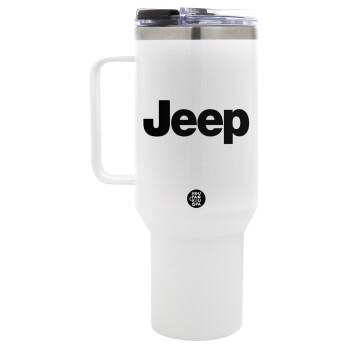 Jeep, Mega Stainless steel Tumbler with lid, double wall 1,2L