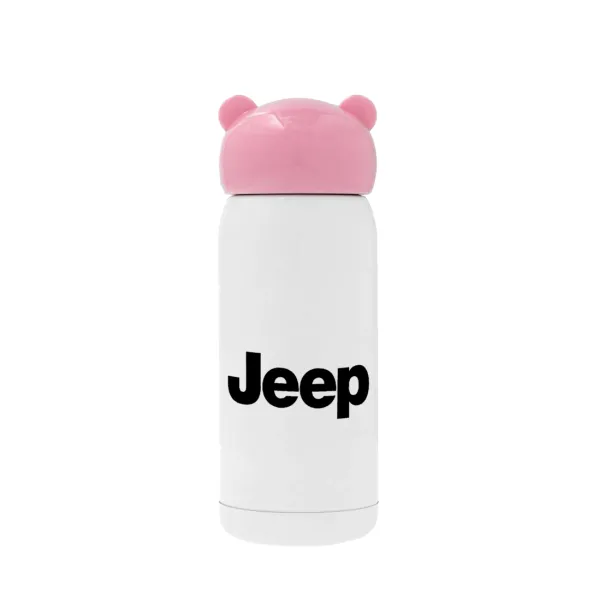 Jeep — Ροζ ανοξείδωτο παγούρι θερμό (Stainless steel), 320ml