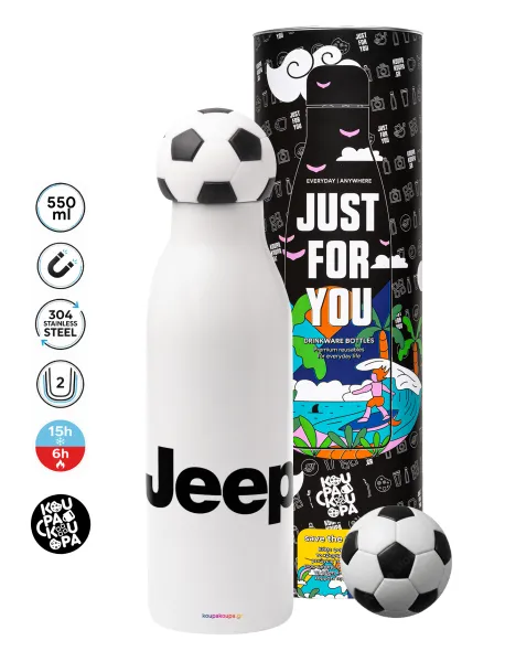 Jeep — Soccer Metal mug thermos, double wall, 550ml