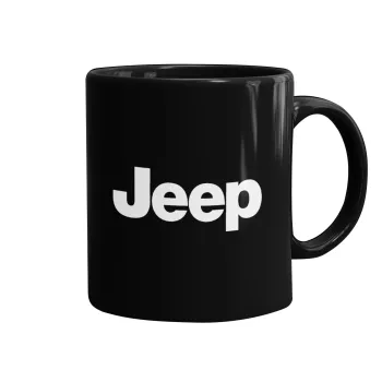 Jeep, Κούπα Μαύρη, κεραμική, 330ml