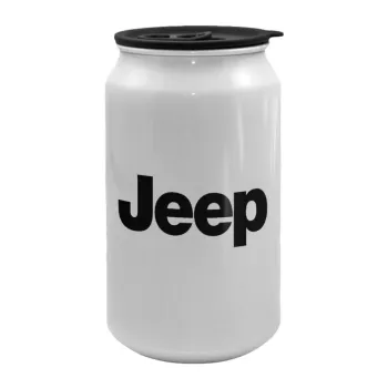 Jeep, Κούπα ταξιδιού μεταλλική με καπάκι (tin-can) 500ml