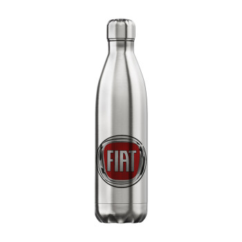 FIAT, Μεταλλικό παγούρι θερμός Inox (Stainless steel), διπλού τοιχώματος, 750ml