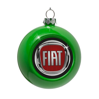 FIAT, Green Christmas tree ornament bauble 8cm