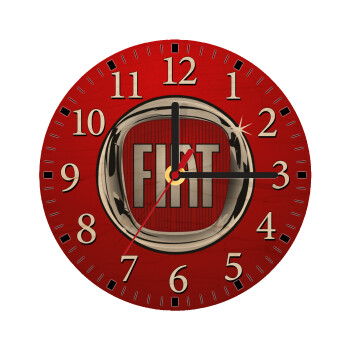 FIAT, Ρολόι τοίχου ξύλινο plywood (20cm)