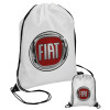 FIAT, Τσάντα πουγκί με μαύρα κορδόνια 45χ35cm (1 τεμάχιο)